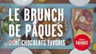 Le Brunch de Pâques signé Chocolats Favoris [upl. by Welford]