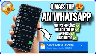 VAZOU😍NOVO WHATSAPP MODIFICADO Melhor que GB Muitas Funçoes downloadapkgbwhatsapp atualizado😍✅ [upl. by Georg]