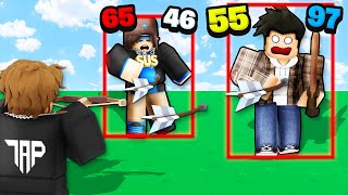 I Secretly CHEATED Using AIMBOT Hacks Roblox Bedwars [upl. by Dawn563]