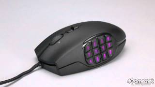 G600 MMO Gaming Mouseのサイドボタンに埋め込まれたLED [upl. by Ardekahs]