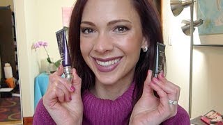 Urban Decay AntiAging amp Lorac Eyeshadow PrimersReview amp Demo Dry or Mature Eyes [upl. by Rubbico]