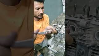 Honda cd 200 roadmaster engine overhaul cd200 engine head ringpiston crankshaft timingchain [upl. by Julina]