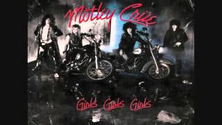 Motley Crue  Girls Girls Girls Guitar backing track with vocals [upl. by Iona]