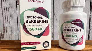 Review  Berberine HCL Supplement 1500mg Capsules [upl. by Neeron553]