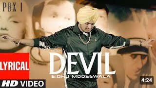 DEVIL Lyrical Video  PBX 1  Sidhu Moose Wala  Byg Byrd  Latest Punjabi Songs 2018 [upl. by Nnylesor]