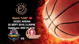 Battle for 3rd Seoul Samsung Thunders vs Singapore Slingers  Singapore Merlion Cup 2016 [upl. by Cullen]