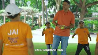 Dreams Come True Kids Train with Rahul Dravid at Bournvita DForDreams Event [upl. by Dang350]