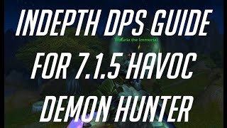 715 DPS Havoc Demon Hunter indepth guide [upl. by Tristas]