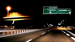 Autostrada A21 corsia unica fino alluscita Alessandria Est a21 autostrada highway [upl. by Rutledge]