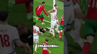 Czesko Portugalska magia footballu 🔥🦵 football piłkanożna sports dc euro2024 news soccer [upl. by Hephzipa118]