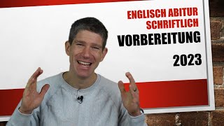 Abitur Englisch 2023  das OFFIZIELLE VIDEO zur Vorbereitung🙂 [upl. by Eihpos]