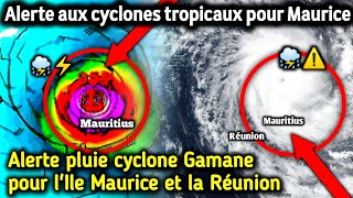 Alerte cyclone dangereux pour Maurice et la Réunionmétéo du 27 marsmeteo [upl. by Ajar189]