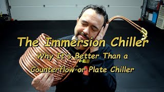 The Immersion Chiller Why Its Better Than a Counterflow or Plate Chiller [upl. by Atinrahc]