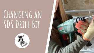 Changing an SDS Drill Bit [upl. by Alliuqet]