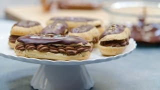 Chocolate Eclairs Recipe with Chocolate Pastry Cream French Eclairs [upl. by Nadler337]