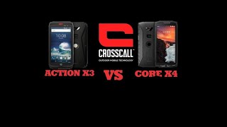 CROSSCALL Action x3 VS Core x4 [upl. by Eyks]