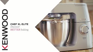 Kenwood Chef I Kitchen Machines I Chef Elite XL I Features and Benefits [upl. by Thornie]