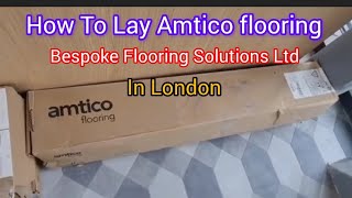 How To Fit Amtico Planks Flooring With Stick Down Method  AmticoPlanksFlooring [upl. by Thrift496]