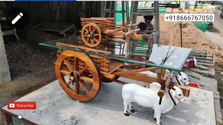 Bullock cart wood items to decorate in House [upl. by Niatirb]