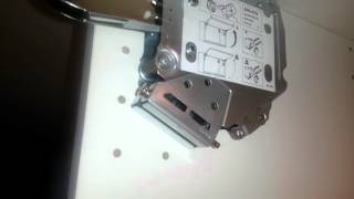 How to install ikea kitchen glass door amp hinge [upl. by Josephine]