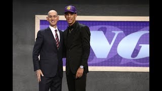 Lonzo Ball Drafted 2nd Overall By Los Angeles Lakers In 2017 NBA Draft [upl. by Joselyn]