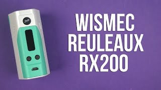 Распаковка Wismec Reuleaux RX200 GreenWhite [upl. by Vi21]