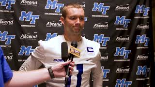 MTSU Football at Missouri PostGame Press Conference – 9923 [upl. by Mosa]