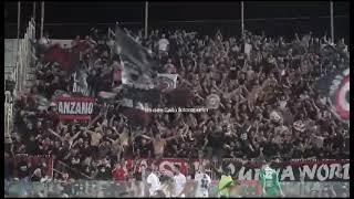 ULTRAS FOGGIA A CROTONE 🔴⚫ crotonefoggia ultrasfoggia settoreospiti playoff legapro satanelli [upl. by Broderick]