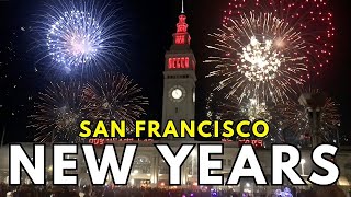 San Francisco New Years 2024 Fireworks [upl. by Dulce]