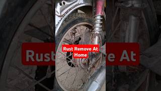 Motorcycle Rust remover madniautostech shortvideo video [upl. by Otilegna]