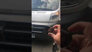 Compustar CS7900As alarm Remote Start Install Ram Promaster [upl. by Isyad680]