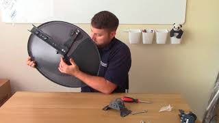 How To Assemble A SKY FREESAT satellite dish [upl. by Kramer]