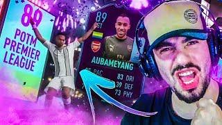 NOVO DME POTM da Premier League feito  Aubameyang 89  FIFA 19 UT [upl. by Gehlbach]