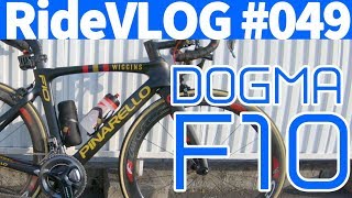 4KPinarello DOGMA F10をチェック！重量は？ Team WIGGINS 2018 RideVLOG049 [upl. by Soilisav]