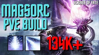 ESO  Magicka Sorcerer PVE Build 134k  Scribes of Fate [upl. by Silma]