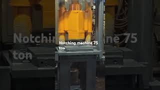 notching machine 75 ton [upl. by Lonyer597]