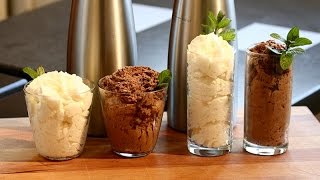 recette mousse chocolat blanc ou noir au siphon [upl. by Gnem]