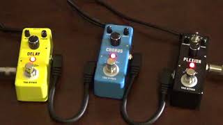 Rowin Plexion  Rowin Chorus  Rowin Delay  US E9 Squier Strat  Peavey BackStage Plus [upl. by Notseh]