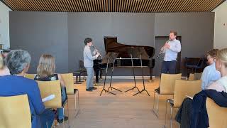 Poulenc Sonata for 2 Clarinets FP 7 Live [upl. by Lozano]