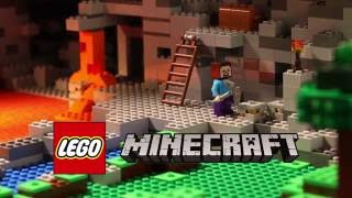 LEGO® Minecraft™  Stop motion  La grotte [upl. by Aniri551]