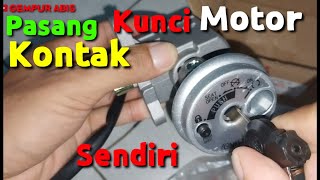 GANTI KUNCI KONTAK MOTOR‼️ SOLUSI GA BISA BUKA JOK ⁉️SEMUA MOTOR YAMAHA gempurabis9242 [upl. by Annaj814]