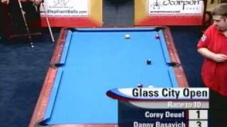 Pro Billiards Glass City Open 9Ball 2004  Deuel  Basavich [upl. by Hanahsuar]