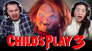 CHILD’S PLAY 3 1991 MOVIE REACTION First Time Watching Chucky [upl. by Anem303]