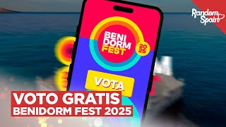 App de Votación Gratuita para el Benidorm Fest 2025 [upl. by Maltzman266]