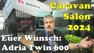 Zweimal Besonders Adria Twin Edition 600 SPB und Twin Sports 640 SGX  Caravan Salon 2024 [upl. by Aennyl925]