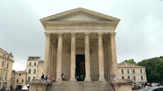 Nîmes  la Maison carrée inscrite au patrimoine mondial de l’Unesco [upl. by Jarlath]