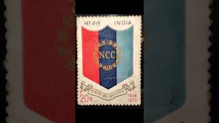 Stamp  NCC 1973 philately stamps history [upl. by Enal384]