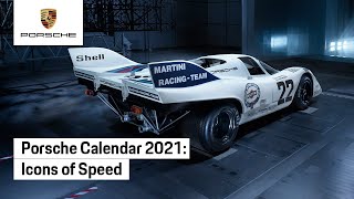 Porsche 2021 Calendar  Icons of Speed [upl. by Burman69]