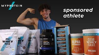 Myprotein Haul Sponsored Athlete [upl. by Anerroc]