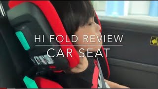 Hi Fold Car Seat by mifold [upl. by Dleifniw]